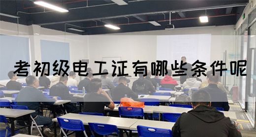 考初级电工证有哪些条件呢(图1)