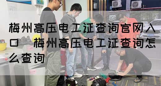 梅州高压电工证查询官网入口（梅州高压电工证查询怎么查询）(图1)