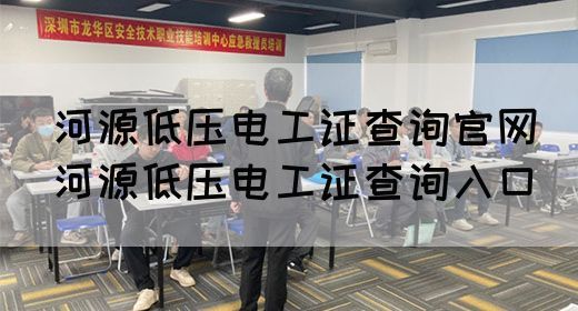 河源低压电工证查询官网（河源低压电工证查询入口）