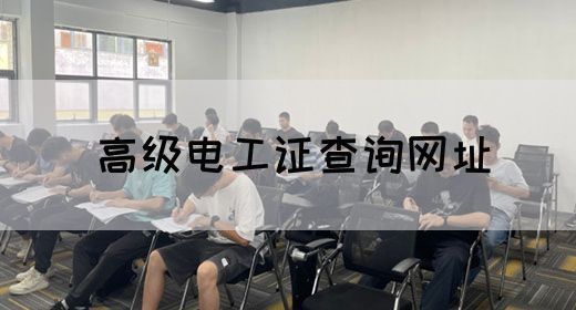 高级电工证查询网址