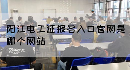 阳江电工证报名入口官网是哪个网站(图1)