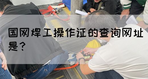 国网焊工操作证的查询网址是？(图1)