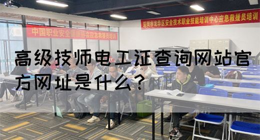 高级技师电工证查询网站官方网址是什么？