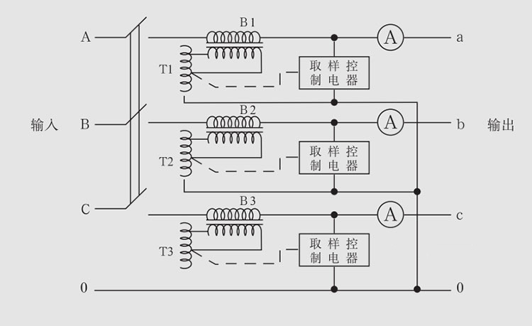补偿式全自动稳压器接线图