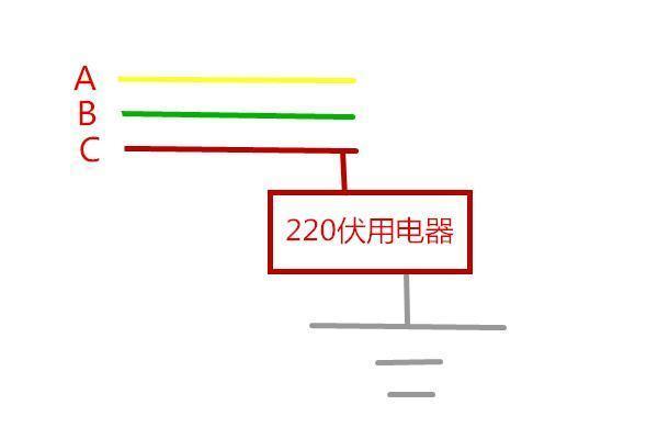 三相电没有零线如何接220伏的照明设备